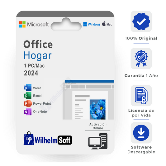 Microsoft Office Hogar 2024 1 PC